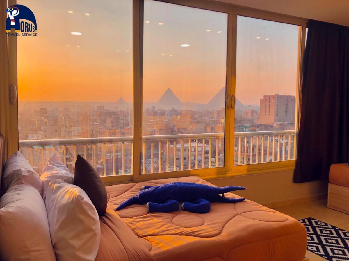 Horus Horizon Inn Pyramids View Kafret el-Gabal Exteriör bild
