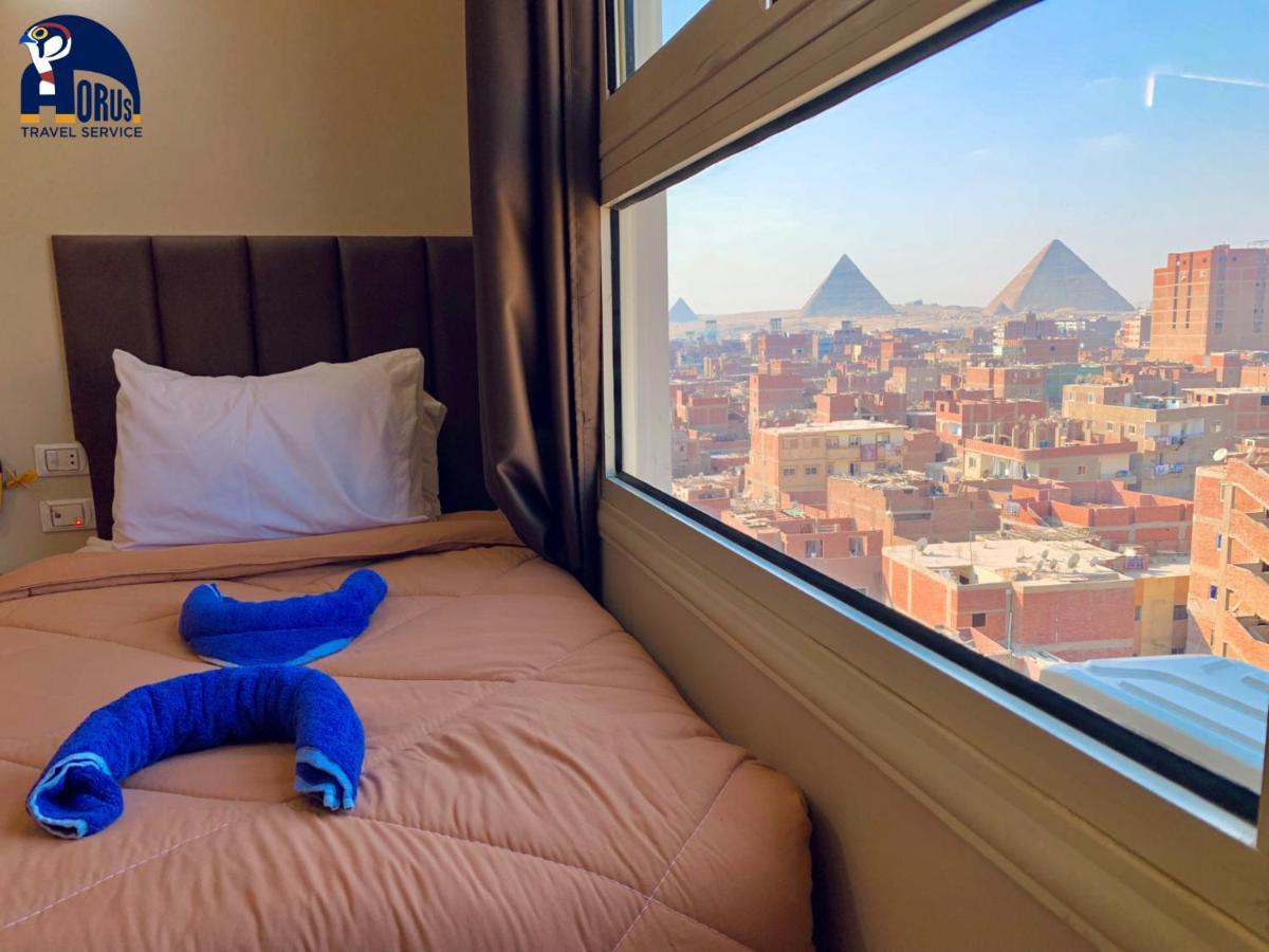 Horus Horizon Inn Pyramids View Kafret el-Gabal Exteriör bild
