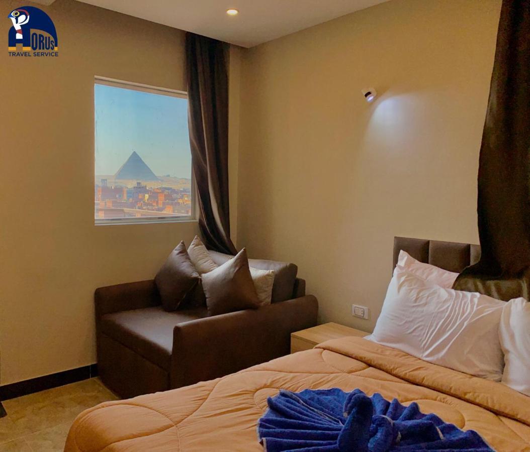 Horus Horizon Inn Pyramids View Kafret el-Gabal Exteriör bild